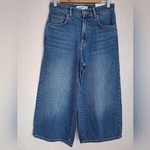 NWT PULL& BEAR Women's High Rise Blue Jeans